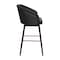 Flash Furniture 30" Black LeatherSoft Barstool with Wooden Legs AY-1928-30-BK-GG - alternate 3